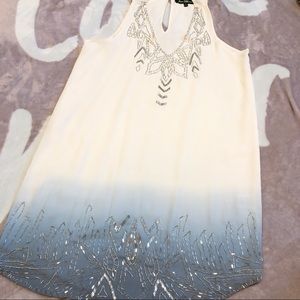 Sam Edelman Beaded Ombre Cocktail Size S